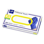 Medline FitGuard Touch Nitrile Exam Gloves, Powder Free, Disposable, Not Made by FITGUARD
