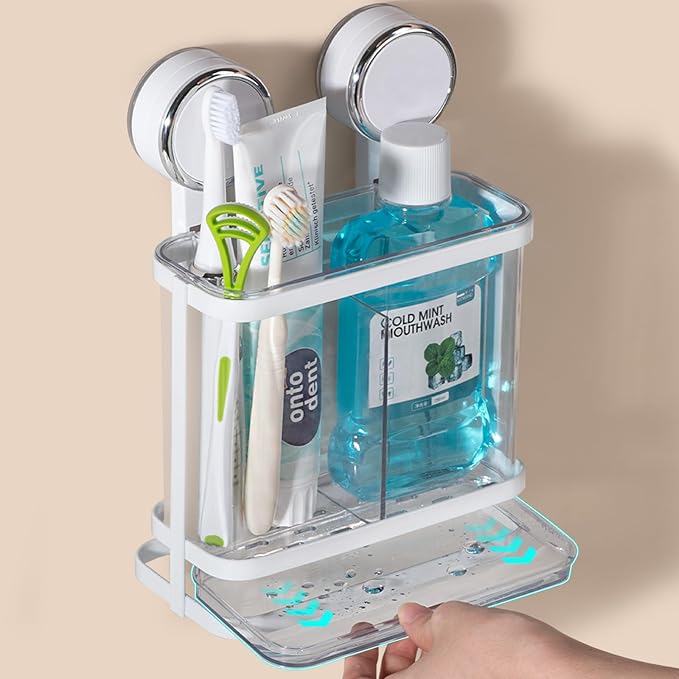 Toothbrush Holders Wall Mounted by Heagoale