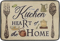 Giwawa Dish Drying Mat The Kitchen is The Heart of The Home, 18x24 inch Large by Giwawa