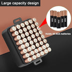 ALCYON Battery Organizer Storage Case, Battery Vault Box Container - Image 3