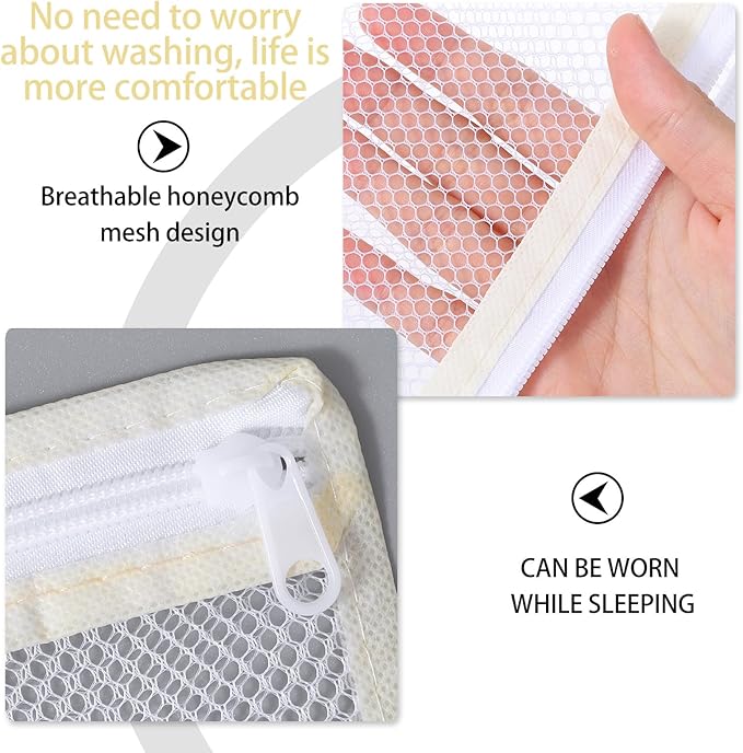 4Pcs Small Mesh Laundry Bags for Delicates Hanging Mini 12 x 10 Inches Durable - Image 4
