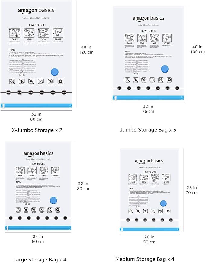 Amazon Basics Vacuum Storage Bags - Image 5
