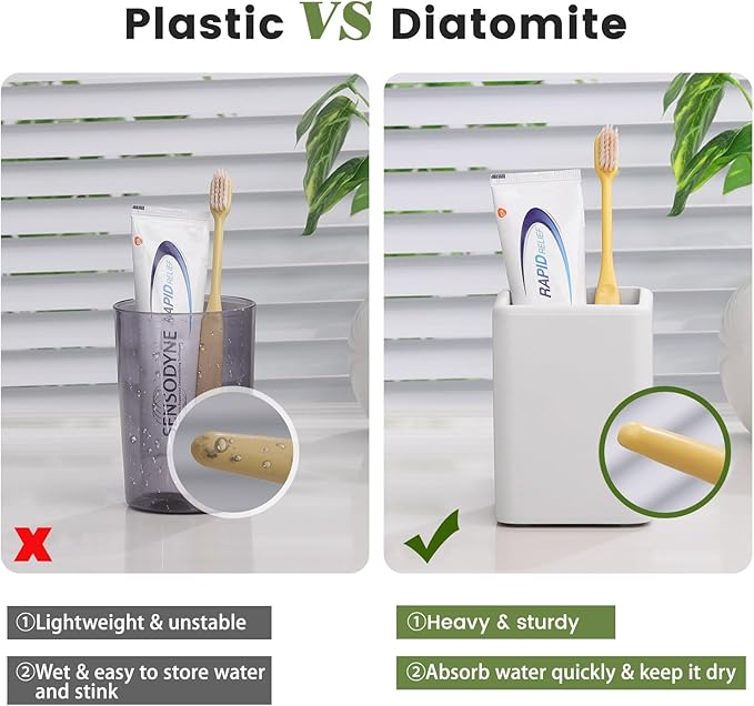 Luxspire Toothbrush Holders, Fast Drying Toothbrush Holders - Image 5