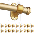 ANDGOO 18 Pack No Hole Curtain Rod Hangers, Self Adhesive Curtain Sticky Hooks by ANDGOO
