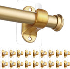 ANDGOO 18 Pack No Hole Curtain Rod Hangers, Self Adhesive Curtain Sticky Hooks by ANDGOO
