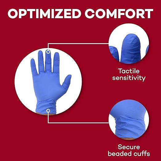 Dealmed Nitrile Medical Grade Exam Gloves, Disposable, Latex-Free - Image 5