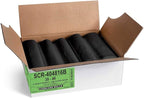 Aluf Plastics 45 Gallon 16 Micron Black Trash Bags - Image 2