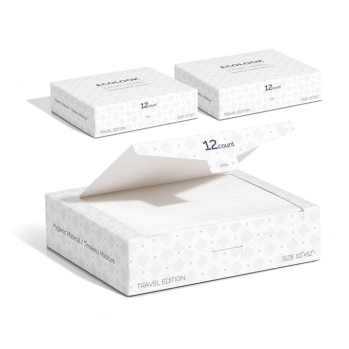 ECOLOOK Face Towels XL Travel Pack, 3-Box| Thickened Disposable Face Towels by Unknown