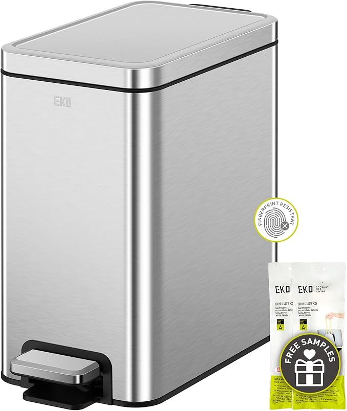 EKO Small Bathroom Trash Can by EKO