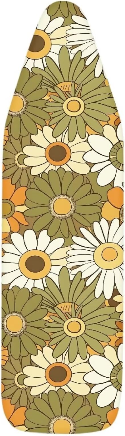 Hippie Flower Print Ironing Board Cover and Pad Thick Padding Standard Size - Image 7