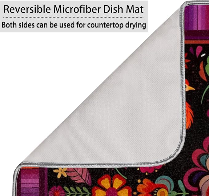 Dish Drying Mats with Hanging Loop - Image 5