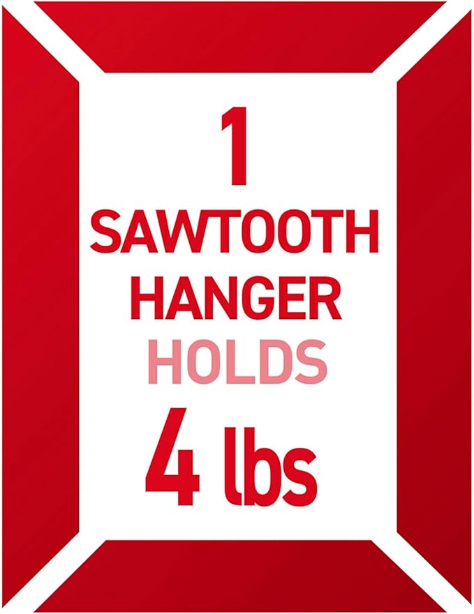 Command Sawtooth Picture Hangers, 4 Frame Hangers and 6 Command Strips - Image 3