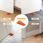 Crosize Door Stoppers for Bottom of Door, Premium Rubber Door Stops, Sturdy - Image 5