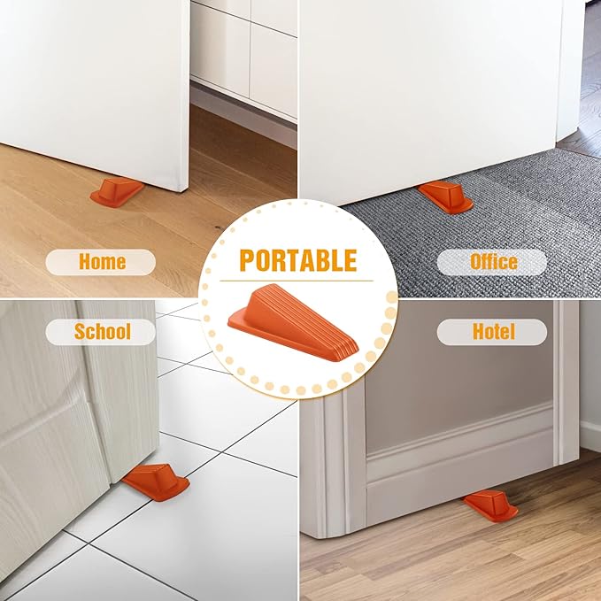 Crosize 3 Pack Rubber Door Stoppers - Image 5