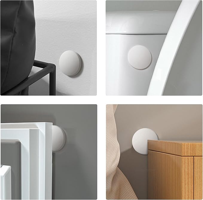 Door Stoppers - 1.57" White Door Stoppers - Image 7