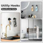 Shower Hooks for Inside Shower, Suction Cup Hooks for Glass Window, Removable - Image 5