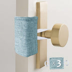 Nursery Door Latch Cover Door Silencer Cushion, Quiet Lock Cover Closer Durable - Image 4