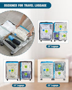 Vacuum Storage Bags for Travel, 8 Pack Vacuum Seal Bags - Image 6