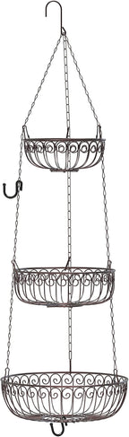 Simple Houseware 3-Tier Fruit Hanging Basket - Image 7