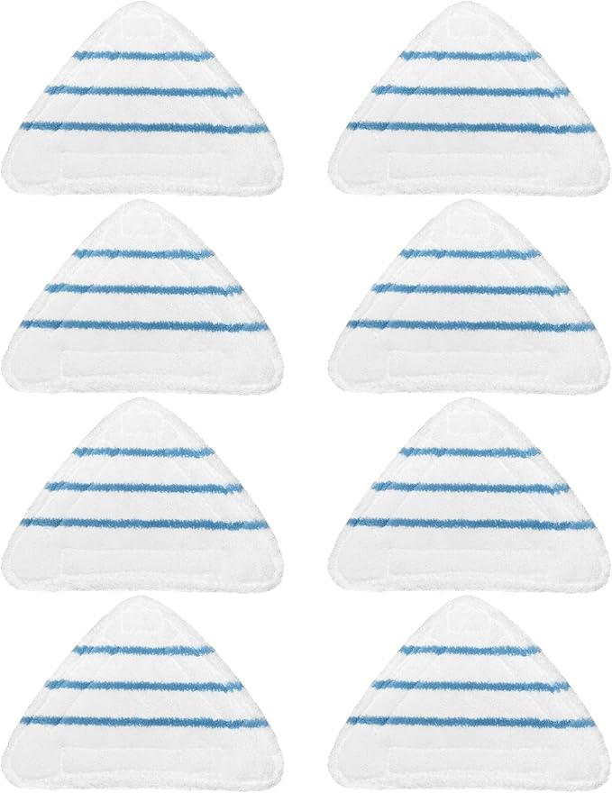 8 Pack Reusable Mop Pads Compatible by PlaniallyShowerCurtainSets