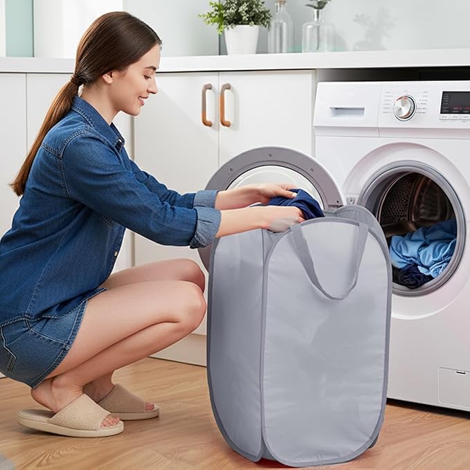 Sturdy Collapsible Laundry Baskets - Image 2