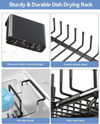 Small Dish Drying Rack in Sink, Expandable Dish Drainer Over Sink - Image 5