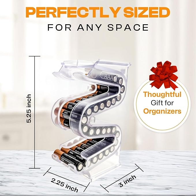 Battery Ladder Organizer Case for AAA Batteries - Image 3