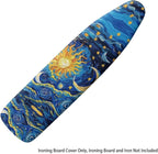 Moon Print Ironing Board Cover and Pad Washable Thick Padding Heavy Duty Iron - Image 6