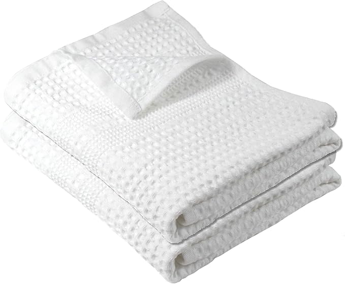 GILDEN TREE Waffle Hand Towels for Bathroom Quick Dry Towel Super Absorbent by GildenTree
