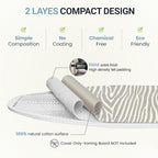Ironing Board Cover and Pad 18"x54" Extra Thick Natural Cotton, Scorch and - Image 2