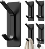 Auxmir Self Adhesive Hooks for Hanging 15lb, Stainless Steel Wall Hooks for by Auxmir