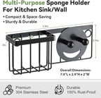Sponge Holder for Kitchen Sink, Sponge Caddy for Scrub Daddy / Scrub Mommy - Image 2