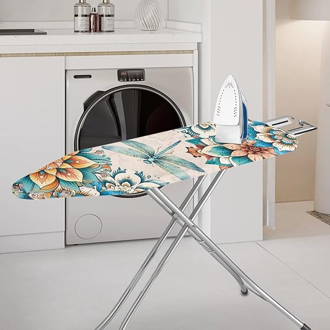 Ironing Board Cover, Standard Size 15x54, Butterfly Mandala Floral Print - Image 2