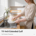 ThxToms 2 Pair Nitrile Dishwashing Cleaning Gloves, - Image 3