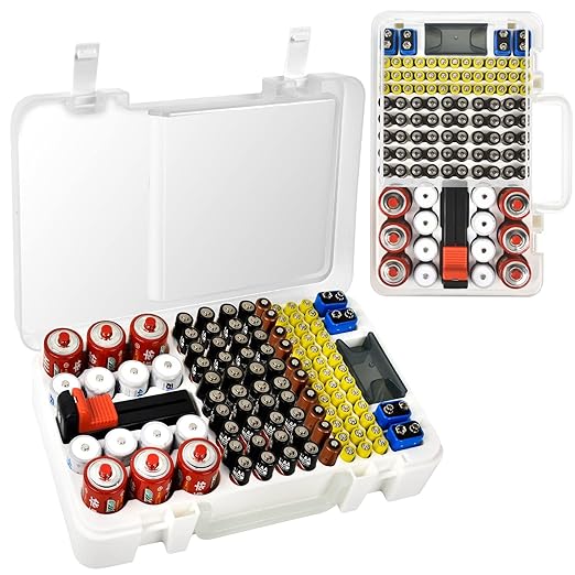 Battery Organizer Storage Case by XUERDON