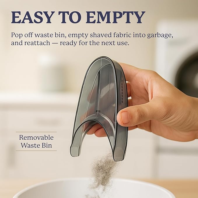 Farberware Large Lint Remover Fabric Shaver – Battery Operated Lint Shaver - Image 4