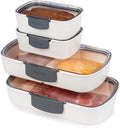 ProKeeper 4-Piece Deli Container Set – Airtight, BPA-Free Food Storage by ProgressiveInternational
