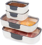 ProKeeper 4-Piece Deli Container Set – Airtight, BPA-Free Food Storage by ProgressiveInternational