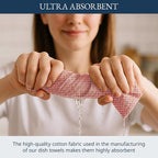 LANE LINEN Kitchen Towels Set of 12-100% Cotton, Quick-Drying 18” x 28” - Image 4