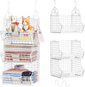 Hanging Closet Organizers and Storage, 2 Tier Closet Shelf Clothes Organizer by Unknown