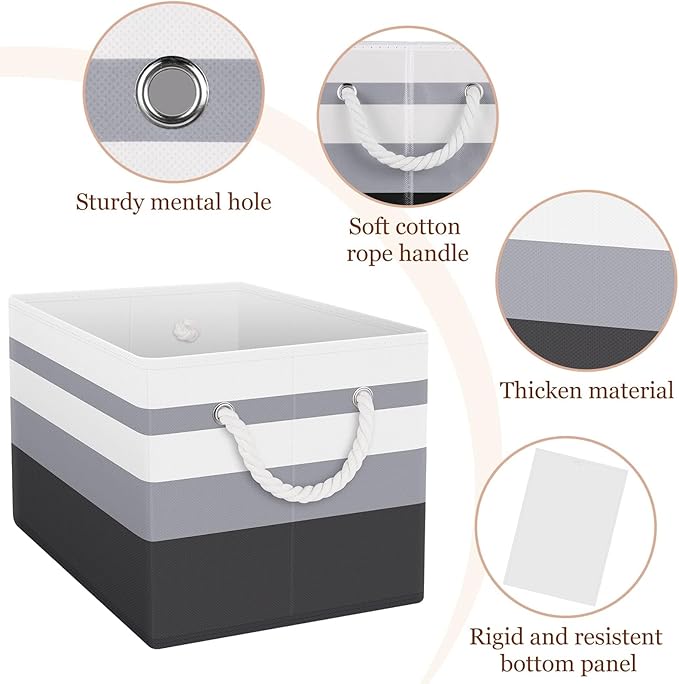 Fab totes Storage Bins, Foldable Storage Baskets - Image 3