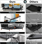 2 Tier Dish Drying Rack, Expandable Two Tier Dish Rack - Image 7