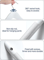 HOUSE DAY High-Grade Solid Wood Coat Hangers - Image 4
