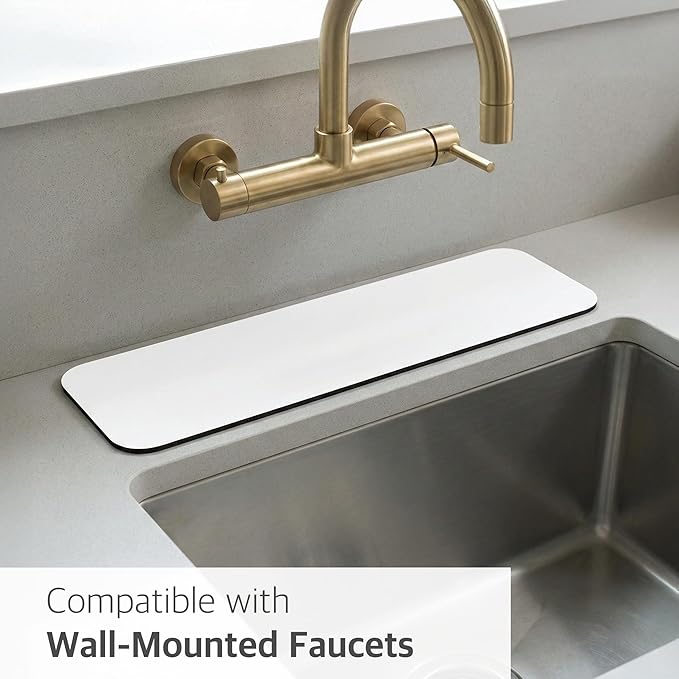 Customizable Faucet Mat for Kitchen Sink: 30"L x 5.5"W DIY Irregular Bathroom - Image 8