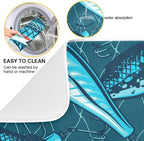 Fishing Artificial Baits Dish Drying Mat Super Absorbent Drying Mat Large - Image 2