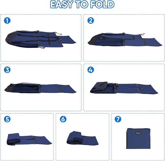 BALEINE 150L Laundry Bag Backpack, 900D Oxford Fabric Large Travel Laundry Bags - Image 7