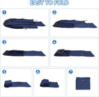 BALEINE 2PK 120L Laundry Bag Backpack, 900D Oxford Fabric Large Travel Laundry - Image 7