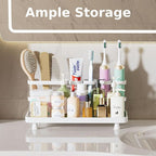 Electric Toothbrush Holder for Bathroom Countertop 5 Metal Slots Toothpaste - Image 3