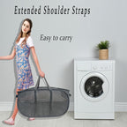 Extra Large Mesh Pop Up Laundry Hamper 2 Pack, 100L Collapsible Laundry Baskets - Image 6