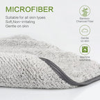 SUNLAND Microfiber Face Towels Reusable Makeup Remover Cloth Face Cloth Facial - Image 3